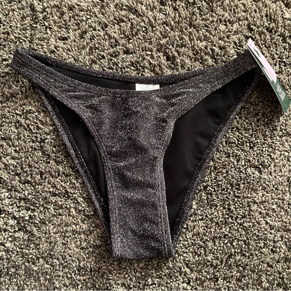 NWT Wild Fable High Leg Cheeky Bikini bottom XS